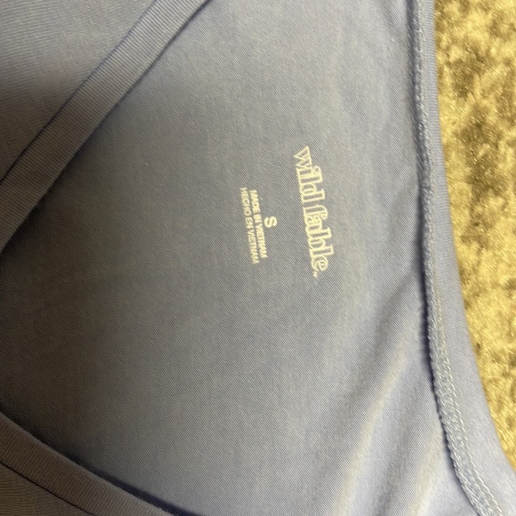 NWOT Wild Fable Blue Crop Top S - Picture 2 of 4